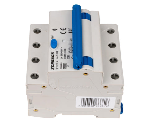 Întreruptor automat+dif. 3+N, AMPARO 6kA, B 10A, 30mA,tip A