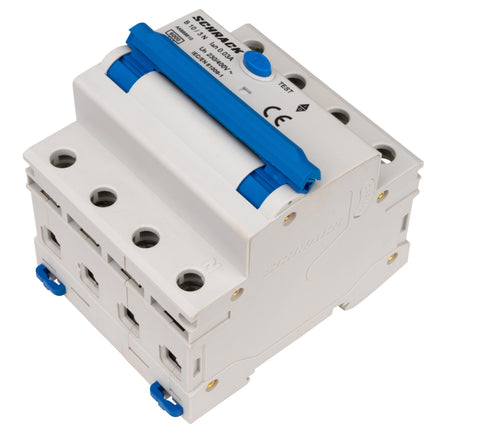 Întreruptor automat+dif. 3+N, AMPARO 6kA, B 10A, 30mA,tip A