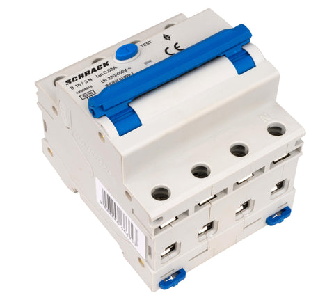 Întreruptor automat+dif. 3+N, AMPARO 6kA, B 16A, 30mA,tip A