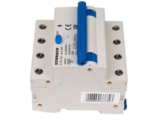 Întreruptor automat+dif. 3+N, AMPARO 6kA, B 16A, 30mA,tip A