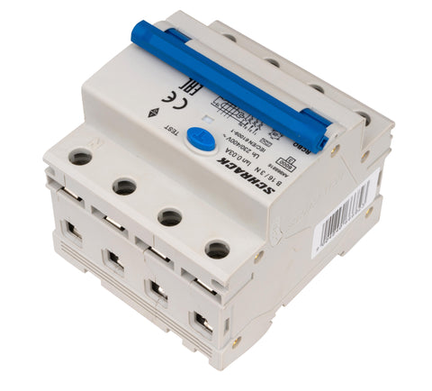 Întreruptor automat+dif. 3+N, AMPARO 6kA, B 16A, 30mA,tip A