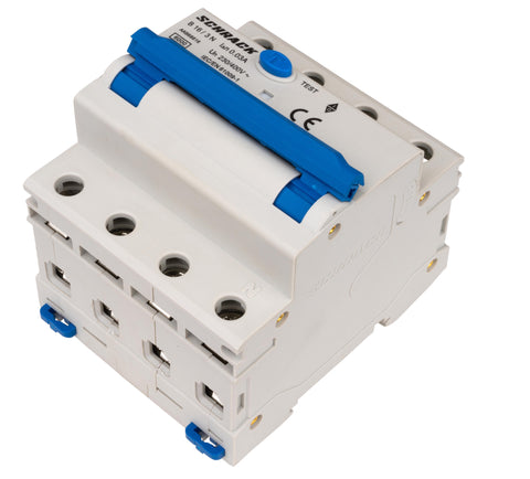 Întreruptor automat+dif. 3+N, AMPARO 6kA, B 16A, 30mA,tip A