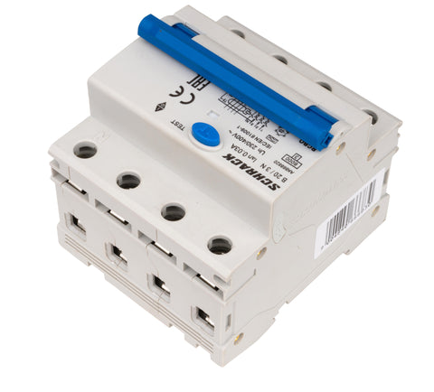 Întreruptor automat+dif. 3+N, AMPARO 6kA, B 20A, 30mA,tip A