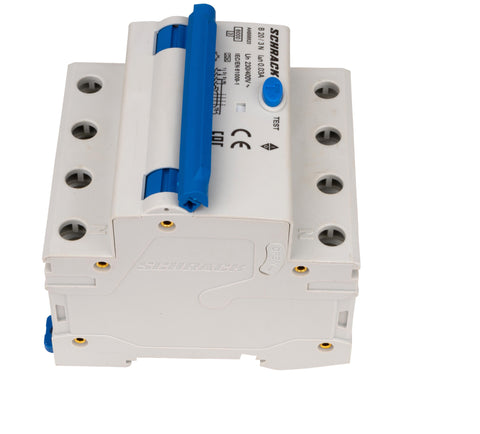 Întreruptor automat+dif. 3+N, AMPARO 6kA, B 20A, 30mA,tip A