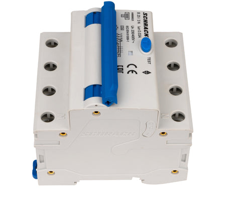 Întreruptor automat+dif. 3+N, AMPARO 6kA, B 25A, 30mA,tip A