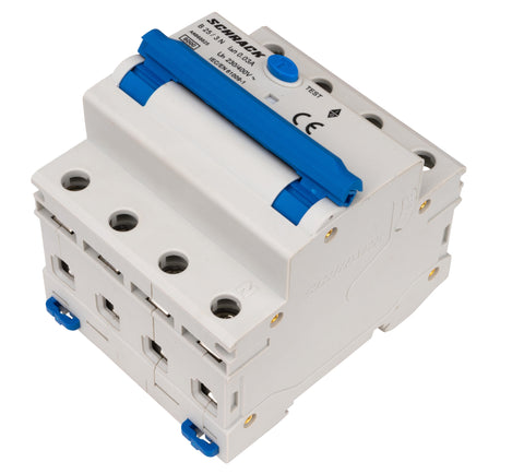 Întreruptor automat+dif. 3+N, AMPARO 6kA, B 25A, 30mA,tip A