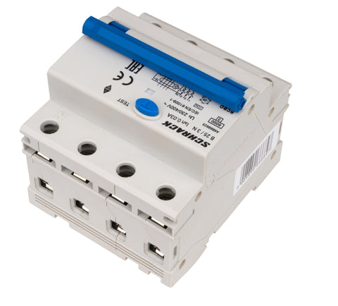 Întreruptor automat+dif. 3+N, AMPARO 6kA, B 25A, 30mA,tip A