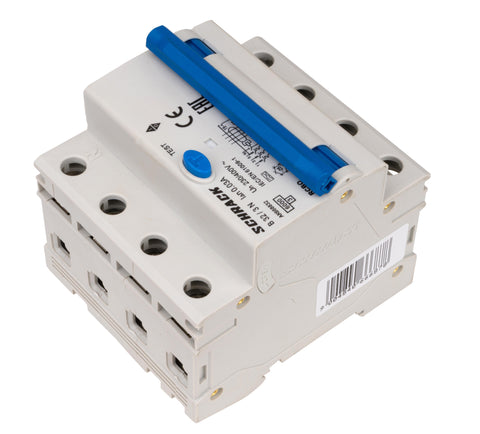 Întreruptor automat+dif. 3+N, AMPARO 6kA, B 32A, 30mA,tip A