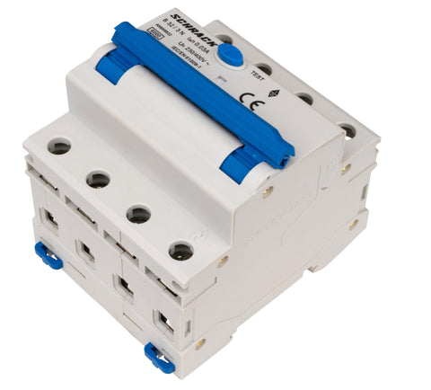 Întreruptor automat+dif. 3+N, AMPARO 6kA, B 32A, 30mA,tip A