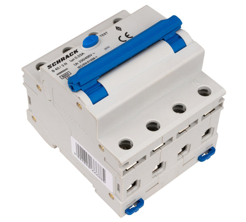 Întreruptor automat+dif. 3+N, AMPARO 6kA, B 40A, 30mA,tip A