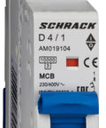 Întreruptor automat modular (MCB) AMPARO 10kA, D 4A, 1 pol