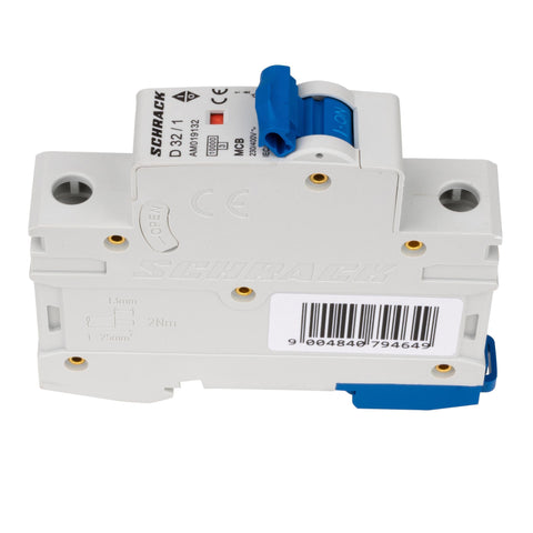 Întreruptor automat modular (MCB) AMPARO 10kA, D 32A, 1 pol