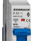 Întreruptor automat modular (MCB) AMPARO 10kA, D 32A, 1 pol