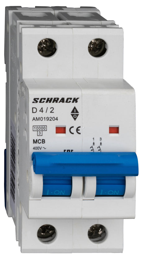 Întreruptor automat modular (MCB) AMPARO 10kA, D 4A, 2 poli