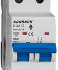 Întreruptor automat modular (MCB) AMPARO 10kA, D 32A, 2 poli