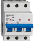 Întreruptor automat modular (MCB) AMPARO 10kA, D 10A, 3 poli
