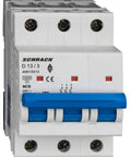 Întreruptor automat modular (MCB) AMPARO 10kA, D 13A, 3 poli