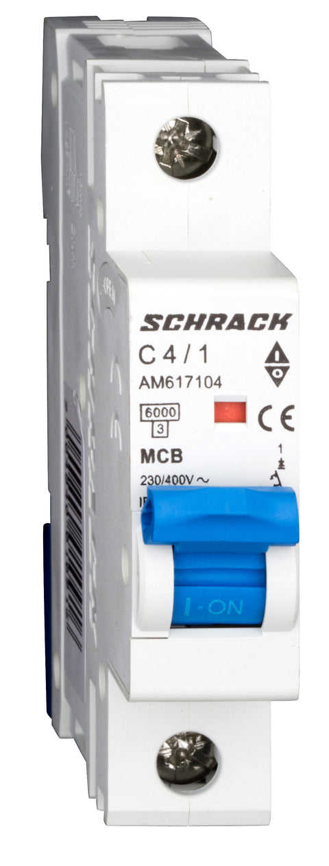 Întreruptor automat modular (MCB) AMPARO 6kA, C 4A, 1-pol