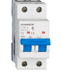 Întreruptor automat modular (MCB) AMPARO 6kA, C 16A, 2-poli