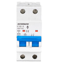 Întreruptor automat modular (MCB) AMPARO 6kA, C 32A, 2-poli