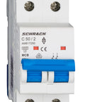 Întreruptor automat modular (MCB) AMPARO 6kA, C 50A, 2-poli