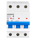 Întreruptor automat modular (MCB) AMPARO 6kA, C 13A, 3-poli