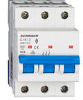 Întreruptor automat modular (MCB) AMPARO 6kA, C 16A, 3-poli