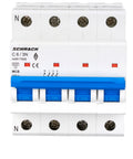 Întreruptor automat modular (MCB) AMPARO 6kA, C 6A, 3P+N