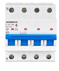 Întreruptor automat modular (MCB) AMPARO 6kA, C 10A, 3P+N