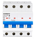 Întreruptor automat modular (MCB) AMPARO 6kA, C 25A, 3P+N