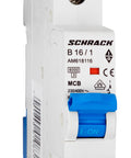 Întreruptor automat modular (MCB) AMPARO 6kA, B 16A, 1-pol
