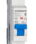 Întreruptor automat modular (MCB) AMPARO 6kA, B 20A, 1-pol