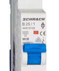 Întreruptor automat modular (MCB) AMPARO 6kA, B 25A, 1-pol