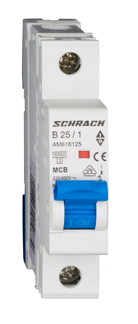 Întreruptor automat modular (MCB) AMPARO 6kA, B 25A, 1-pol