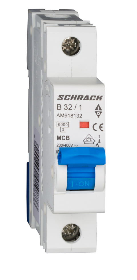Întreruptor automat modular (MCB) AMPARO 6kA, B 32A, 1-pol