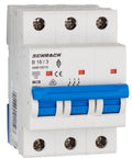 Întreruptor automat modular (MCB) AMPARO 6kA, B 16A, 3-poli