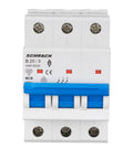 Întreruptor automat modular (MCB) AMPARO 6kA, B 25A, 3-poli