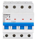 Întreruptor automat modular (MCB) AMPARO 6kA, B 25A, 3P+N