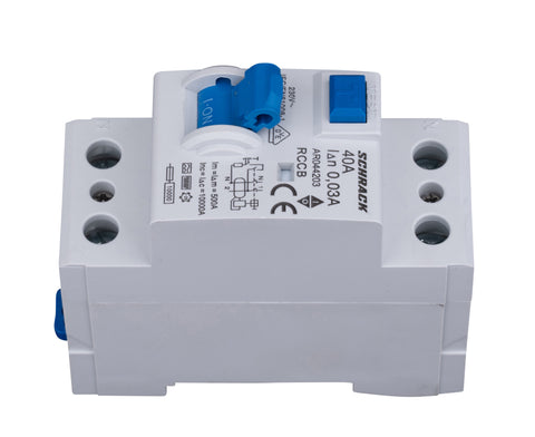 Residual Current Circuit Breaker 10kA, 40A, 2-pole, 30mA, F