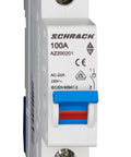Comutator principal modular 100A, 1-pol