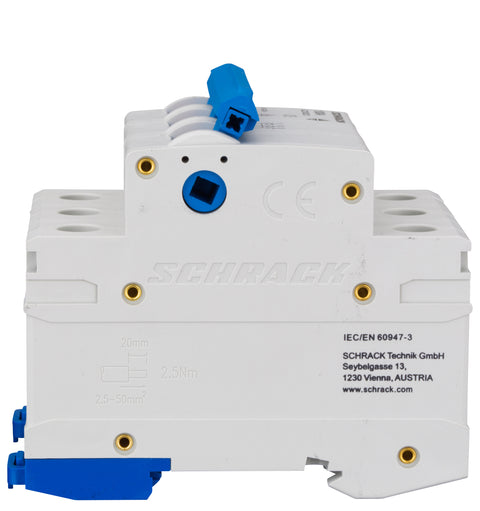 Comutator principal modular 100A, 3-poli