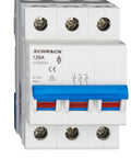 Comutator principal modular 125A, 3-poli