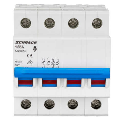 Comutator principal modular 125A, 4-poli