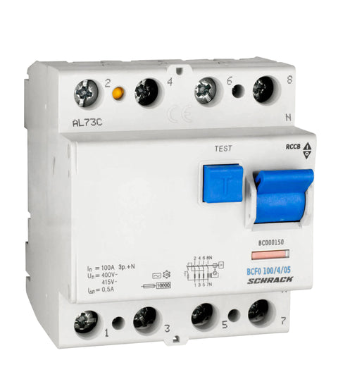 Întreruptor diferential 100A 4poli 500mA