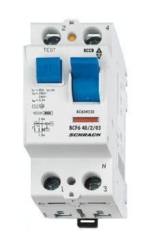 Întreruptor diferential 25A 2poli 100mA