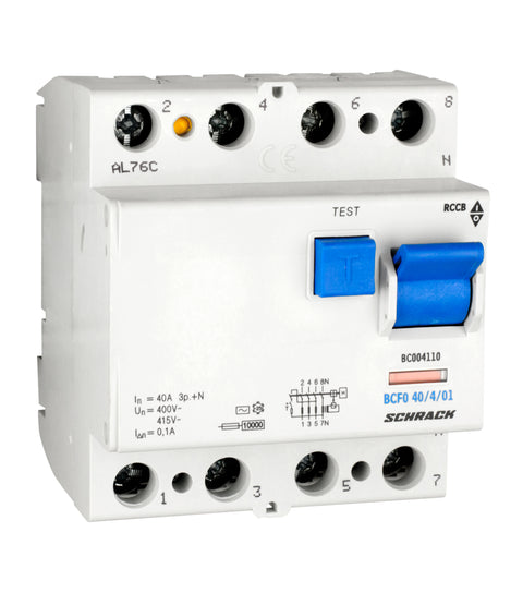 Întreruptor diferential 40A 4poli 100mA