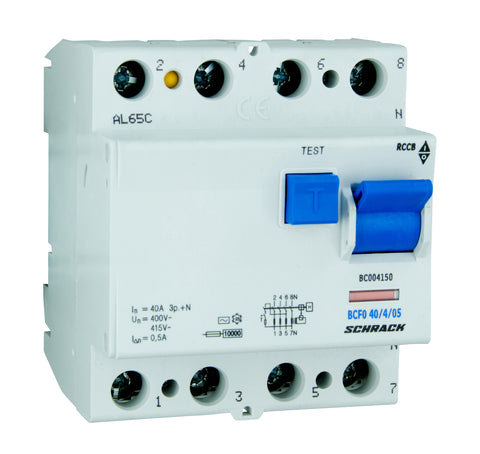 Intreruptor diferential 40A 4poli 500mA