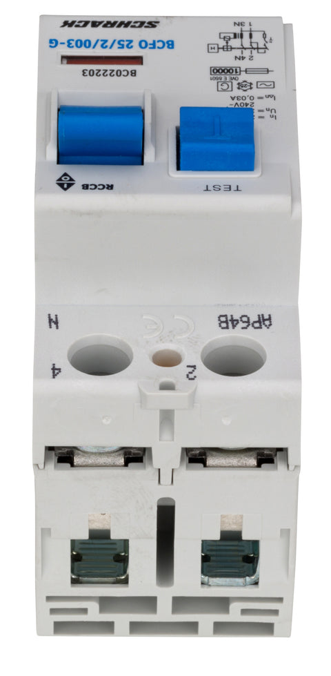 Întreruptor diferential 25A 2poli 30mA