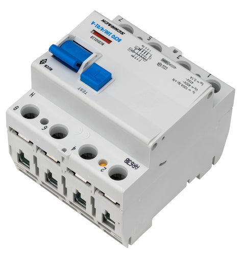 Întreruptor diferential 100A 4poli 100mA