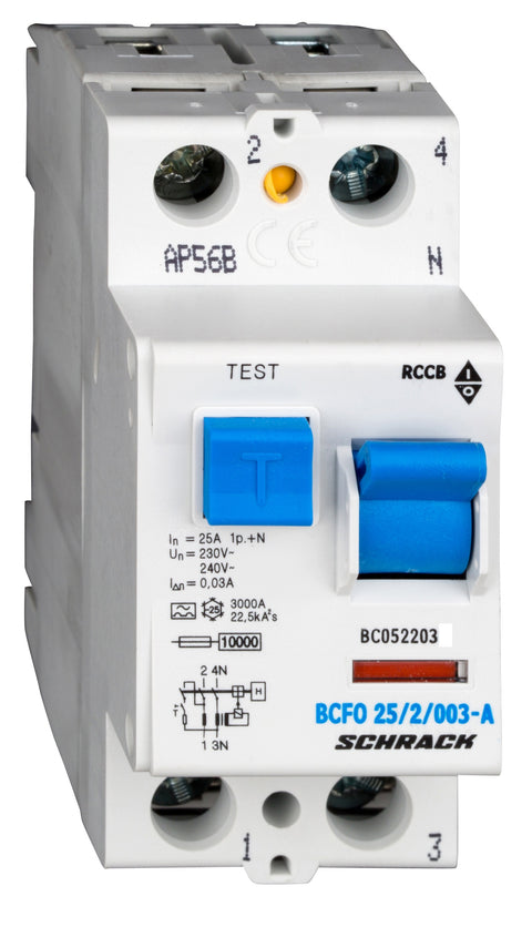 Întreruptor diferential 25A 2poli 30mA